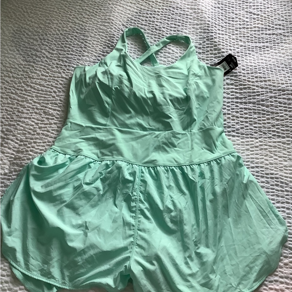 (NWT) Mint Green Skort Romper - Brand Unspecified